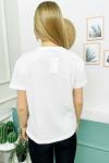 144764 B Yaka Baskili Tshirt